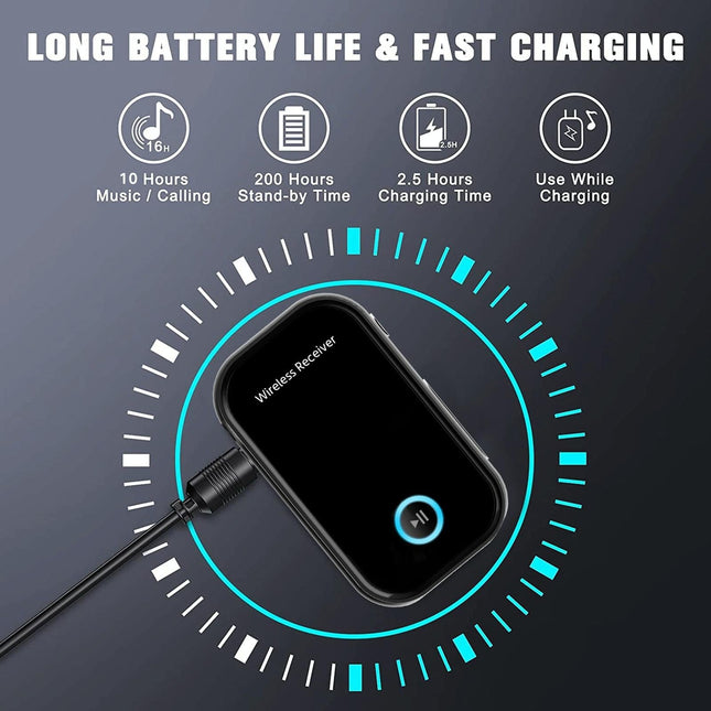 Wireless 3.5Mm Audio Receiver With Bluetooth 5.0-1915197671853920260