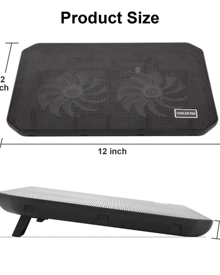 Nuoxi M10 Dual Usb Laptop Cooling Pad-1943465054510911490