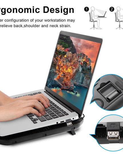 Nuoxi M10 Dual Usb Laptop Cooling Pad-1943465054510911492