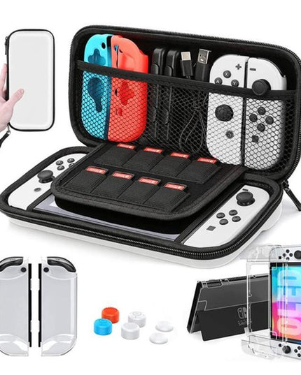 Oled Switch Bundle With Case Film Bag And Caps-1922443460225404934