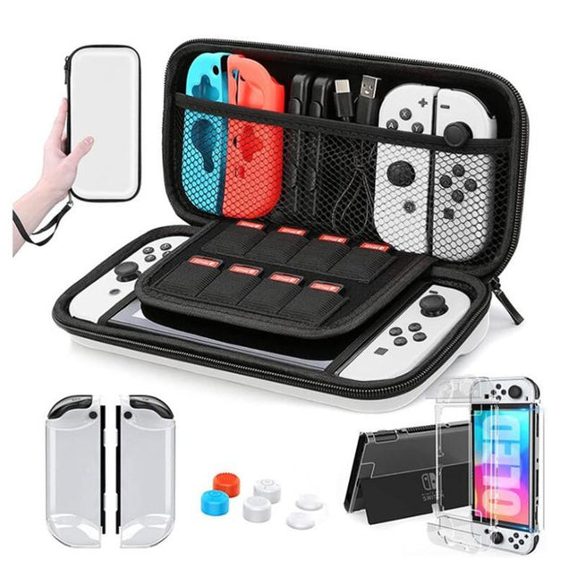 Oled Switch Bundle With Case Film Bag And Caps-1922443460225404934