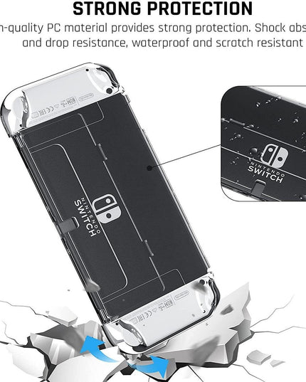 Switch Oled Bundle With Crystal Shell Remote Film And Storage Bag-1915197688891183109
