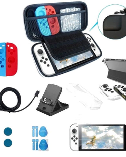 Switch Oled Bundle With Crystal Shell Remote Film And Storage Bag-1915197688891183110