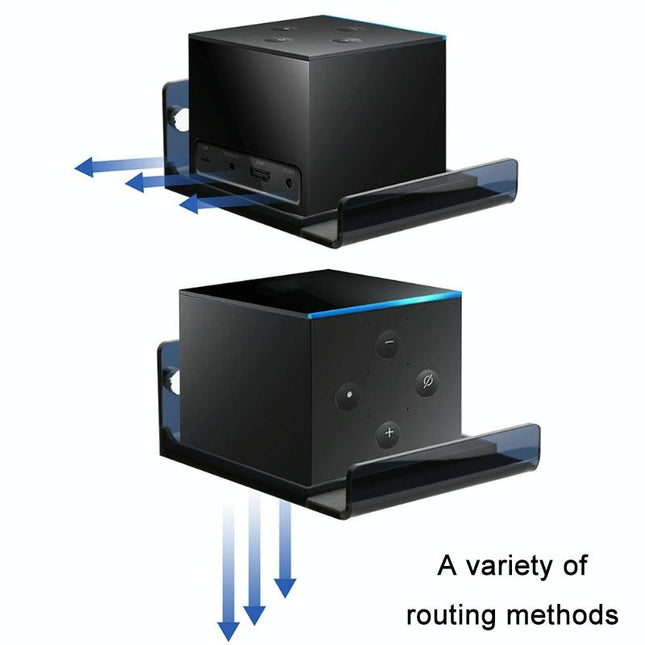 Wall Mount For Amazon Fire Tv - Half-Transparent Tea Black-1915196839871778819