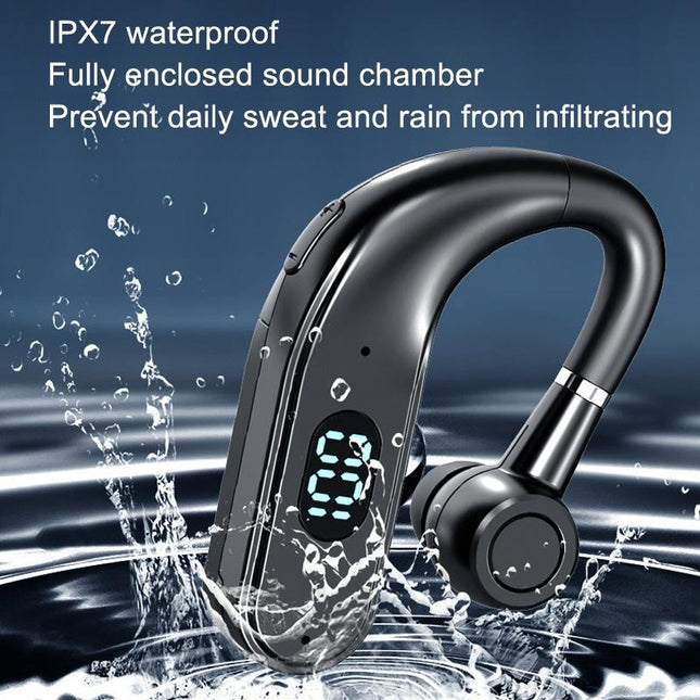X5 Standard Bluetooth Hanging Ear Sports Headset With Digital Display-1915196936311410692