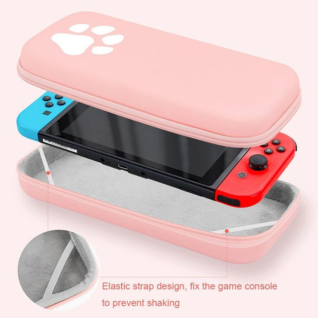 Switch Console Storage Bag With Cat Paw Design-1915198103602991106