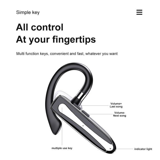 Wireless Hanging Ear Bluetooth Earphone - Business Model-1915197129362640899