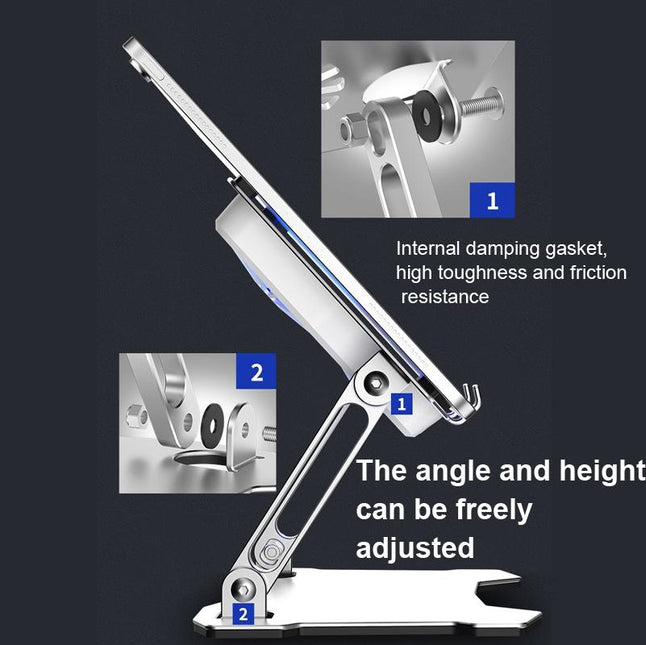Aluminum Laptop Cooling Stand With 4 Fans-1915198421363462147