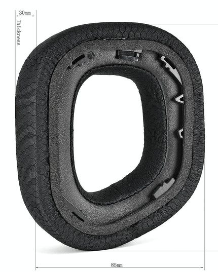 Pair Of Plush Earmuffs For Corsair Hs80 Rgb Headphones - Leather & Velvet-1915198089271054338