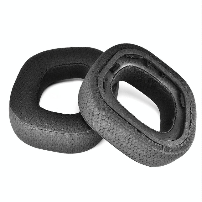 Pair Of Plush Earmuffs For Corsair Hs80 Rgb Headphones - Leather & Velvet-1915198089271054340