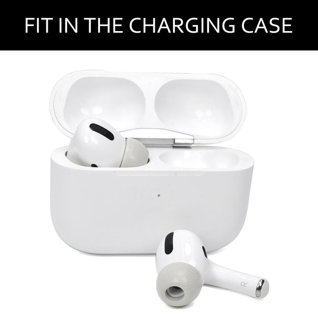 2-Pack Memory Foam Ear Tips For Tws Airpods Pro - Small Gray-1915197438650617860