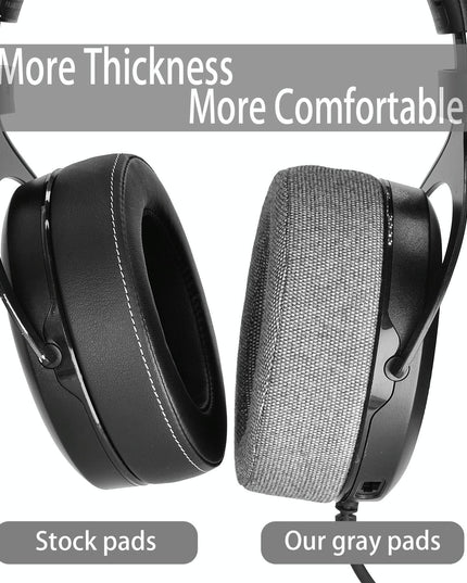 2-Pack Grey Linen Earpads For Corsair Pro Headsets-1915196920746348549