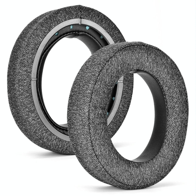 2-Pack Earpads For Corsair Hs Pro Series - Gray Linen & Leather-1915196942636421120