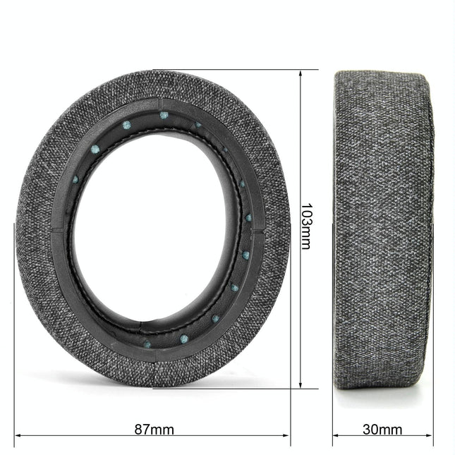 2-Pack Earpads For Corsair Hs Pro Series - Gray Linen & Leather-1915196942636421122