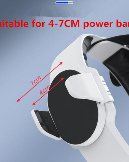 Head Strap Battery Holder For Meta Quest 2 - Compact And Convenient-1915198233097932804