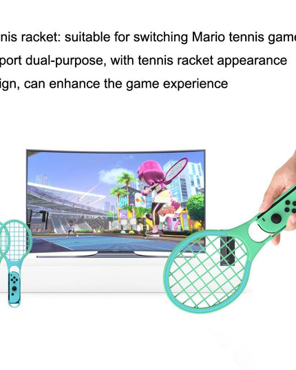 7-In-1 Sports Set For Nintendo Switch Lightsaber Leg Strap Tennis Racket Wrist Strap-1915197586340450308