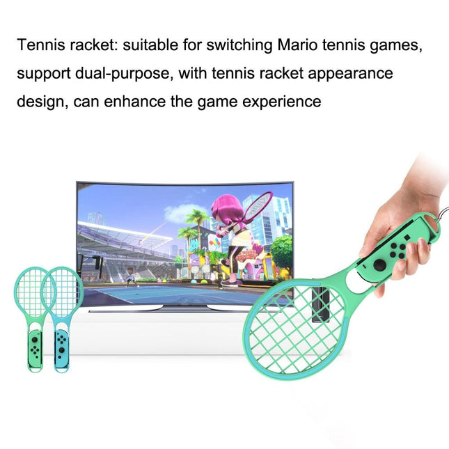 7-In-1 Sports Set For Nintendo Switch Lightsaber Leg Strap Tennis Racket Wrist Strap-1915197586340450308