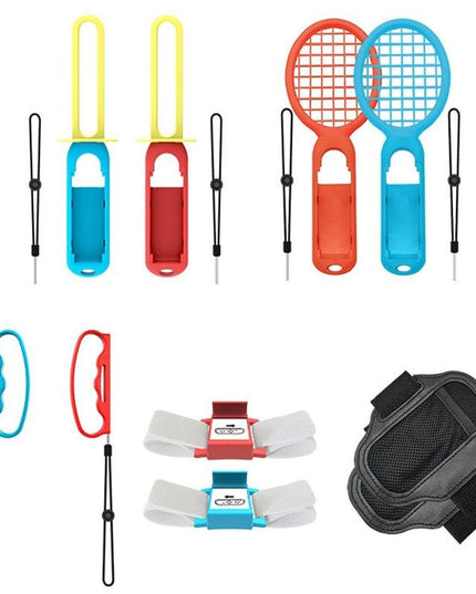 Versatile Grip And Strap Set For Nintendo Switch - 10 In 1-1915196915885150208