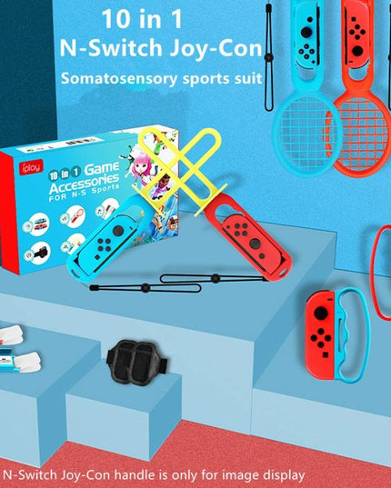 Versatile Grip And Strap Set For Nintendo Switch - 10 In 1-1915196915885150212