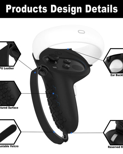 Protective Silicone Cover For Oculus Quest 2 - Anti Collision-1915196696162340867