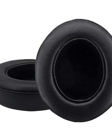 Breathable Leather Headphone Covers - 2 Pack Black Sheepskin-1915197270031208448