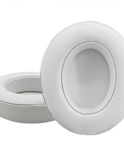 Breathable Leather Headphone Covers - 2 Pack For Beats Studio 2 / 3 - White Sheepskin-1915197032797179904