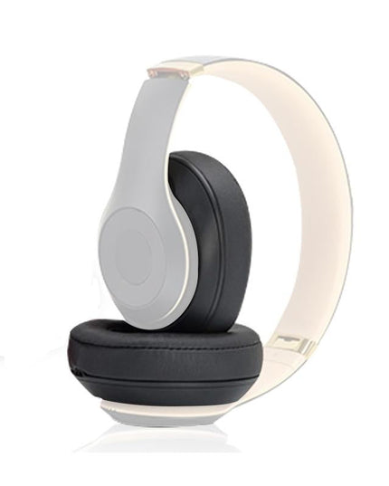 Breathable Leather Headphone Covers - 2 Pack For Beats Studio 2 / 3 - White Sheepskin-1915197032797179909