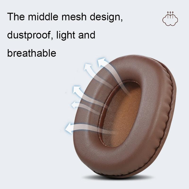 2-Pack Headset Earmuffs For Sony Mdr-7506 / V6 / 900St - Brown-1915197537418088452
