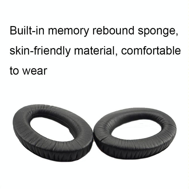 2-Pack Headset Earmuff Covers - Black Velvet For Sennheiser Pxc Series-1915198111177904130