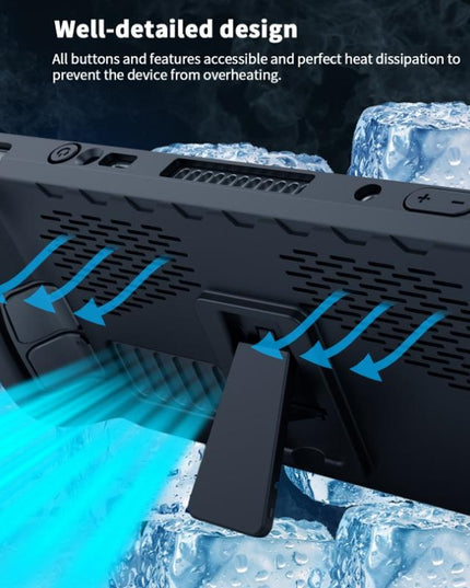 Tpu Case + Touchpad Sticker For Steam Deck Handheld - Compact Protection-1915197507944714242