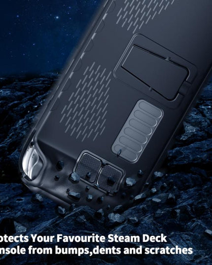 Tpu Case + Touchpad Sticker For Steam Deck Handheld - Compact Protection-1915197507944714243