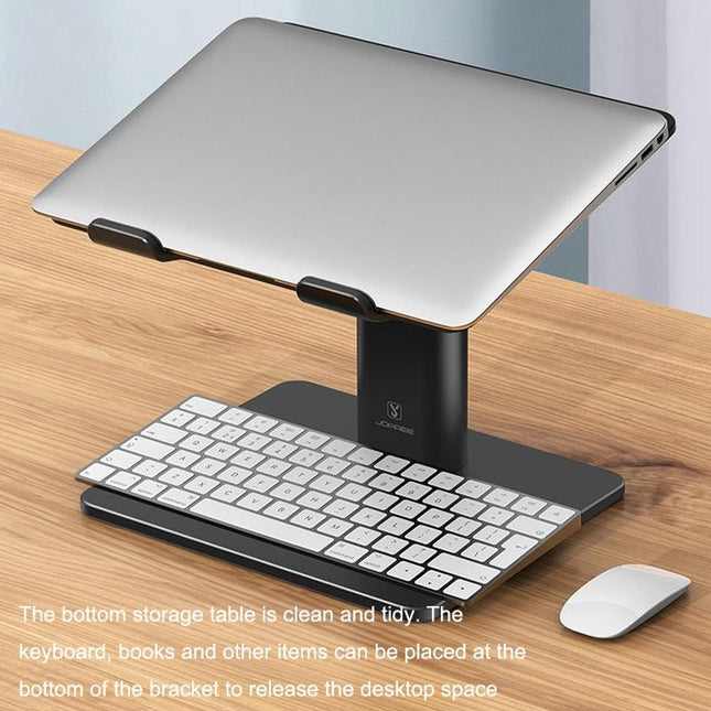 Black Portable Aluminum Laptop Support - Lifting And Raising-1915196962995572740