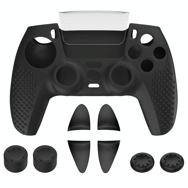 Black Polka Dot Silicone Joystick Cover For Ps5 Controller-1922443422086598656
