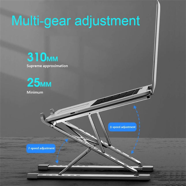 Foldable Aluminum Laptop Stand With Heat Dissipation-1915198295676948483