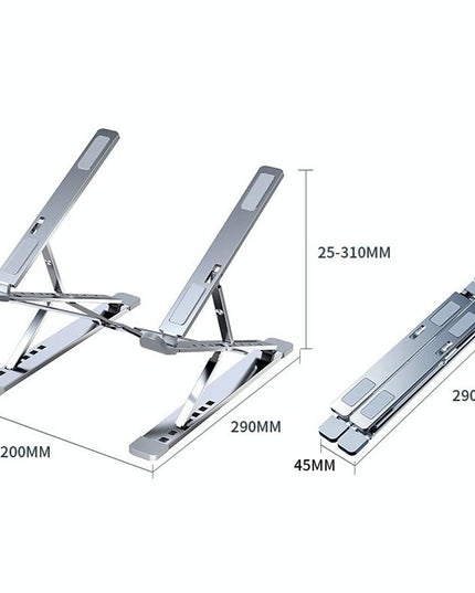 Foldable Aluminum Laptop Stand With Heat Dissipation-1915198116538224642