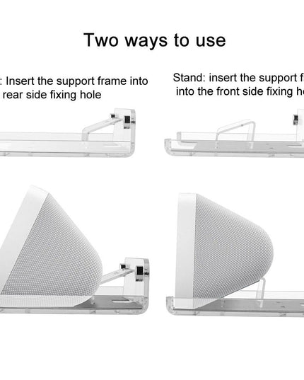 Wall Mount Audio Organizer For Amazon Echo Show 5 - 5.5-Inch Transparent-1915196870796382210