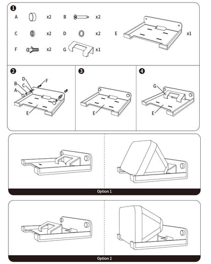 Wall Mount Audio Organizer For Amazon Echo Show 5 - 5.5-Inch Transparent-1915196870796382212