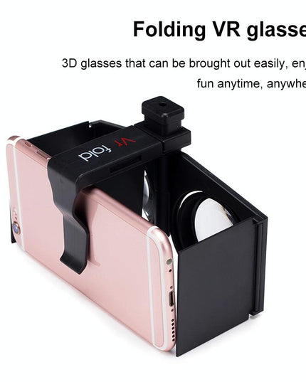 Portable Vr Headset - Foldable & Panoramic-1915196881848373252