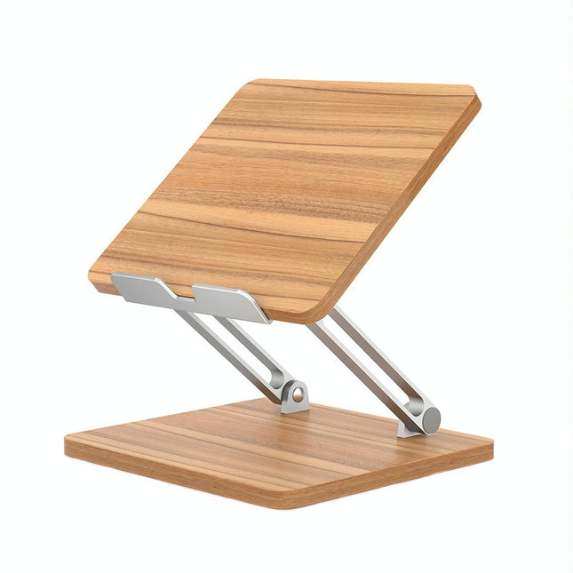 Adjustable Wooden Laptop Stand - Darkwood-1915196936886030336