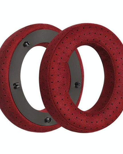 Breathable Leather Headset Cover For Focal Clear Mg Pro - Red Fiber 2 Pack-1922443407565918208