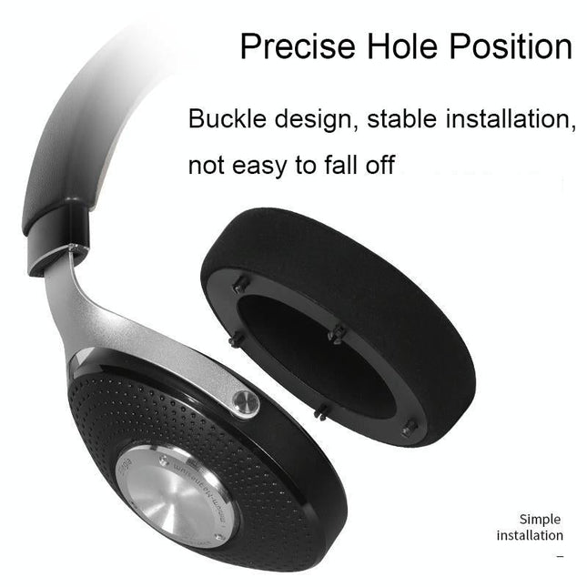 Breathable Leather Headset Cover For Focal Clear Mg Pro - Red Fiber 2 Pack-1922443407565918211