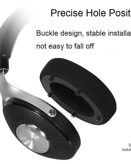 Breathable Leather Headset Cover For Focal Clear Mg Pro - Dark Blue 2 Pack-1915197613678923779