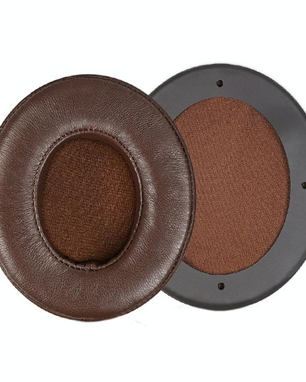 Soft And Breathable Brown Lambskin Headset Covers For Edifier W855Bt - 2 Pack-1915197808252686342