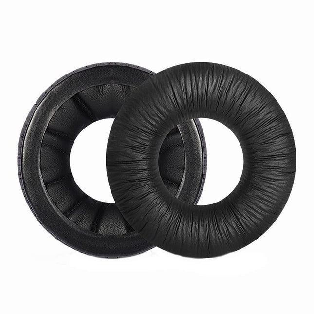 Black Wrinkled Headset Sponge Cover For Sennheiser Hd25 Series - 1 Pair-1915197440974262276