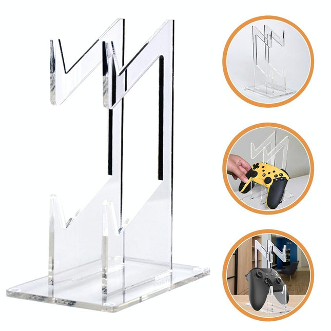 Transparent Acrylic Double Layer Game Handle Storage Bracket For Ps4 / Ps5 / Ps3-1915196860662943750
