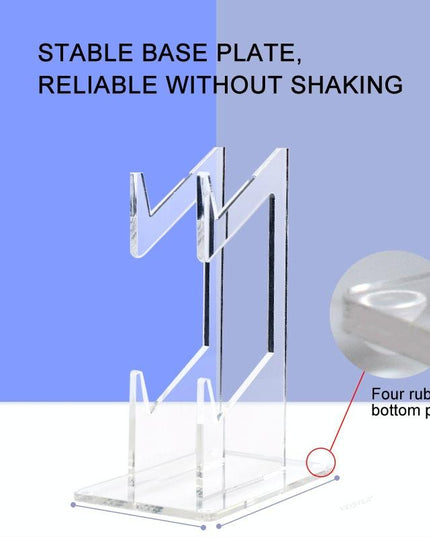 Transparent Acrylic Double Layer Game Handle Storage Bracket For Ps4 / Ps5 / Ps3-1915196860662943747
