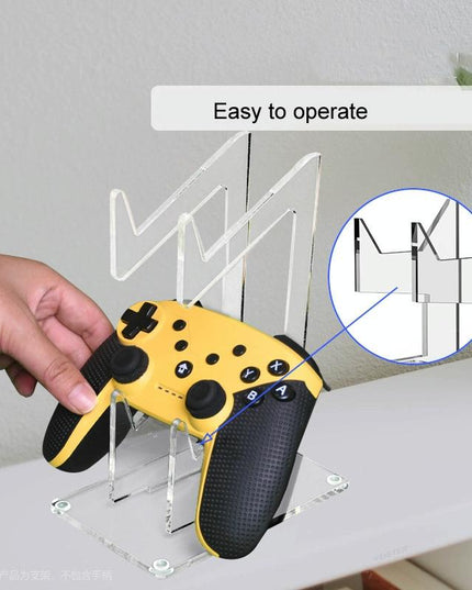 Transparent Acrylic Double Layer Game Handle Storage Bracket For Ps4 / Ps5 / Ps3-1915196860662943748