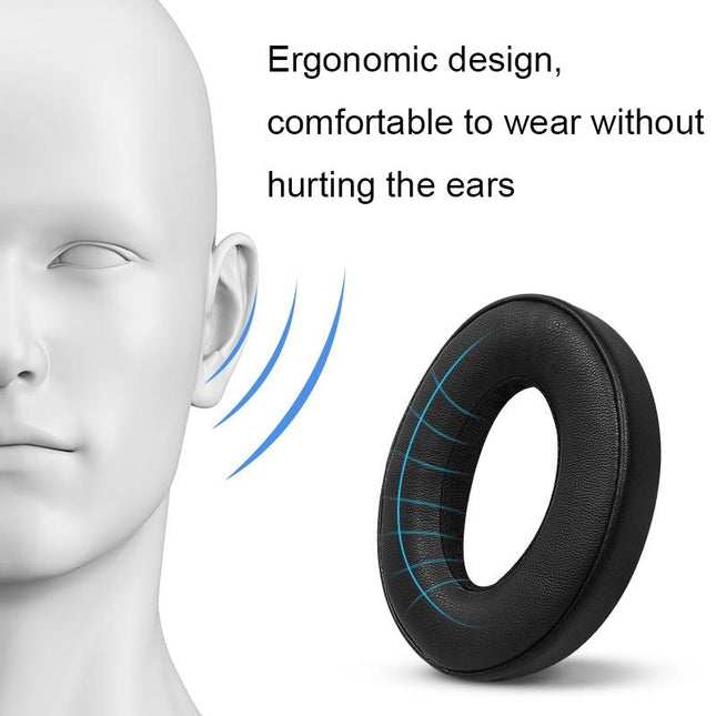 Soft And Breathable Earphone Covers For Parrot Zik - Black 2 Pack-1915196962517422084