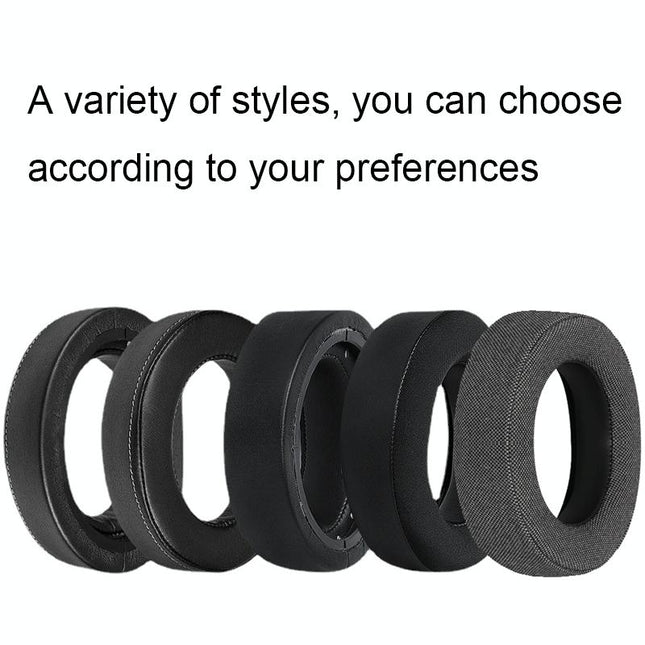 Soft Foam Headphone Covers For Corsair Hs60 / 50 / 70 Pro - Black 2 Pack-1915197944403988484