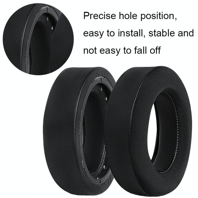 Soft Foam Headphone Covers For Corsair Hs60 / 50 / 70 Pro - Black Ice 2 Pack-1915197605973987331